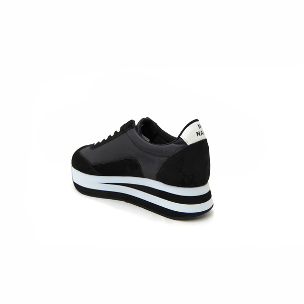 NO NAME（ノーネーム） スニーカー レディース 黒 PLATO JOGGER STK