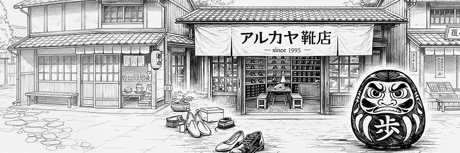 アルカヤ靴店 ヘッダー画像