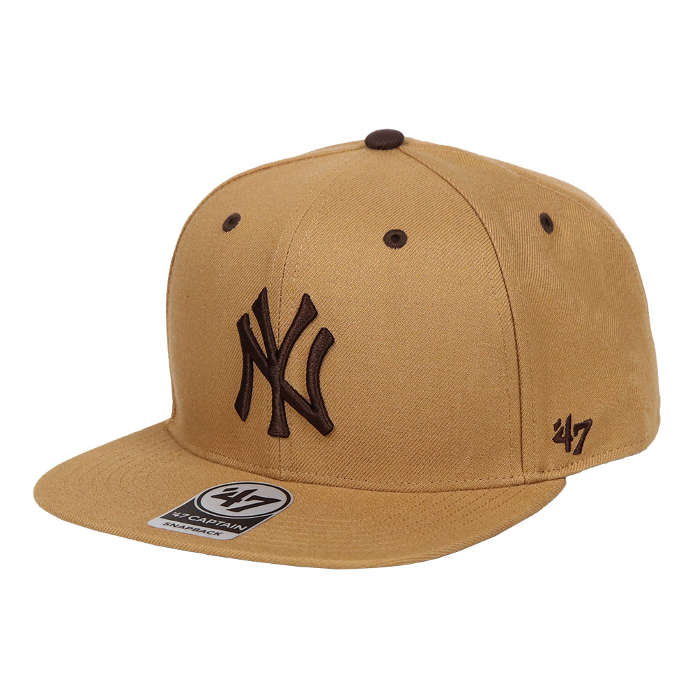 47 Toffee New York Yankees Captain Snapback Hat Brown