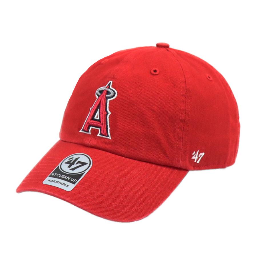 ギフト】【ギフト】47 キャップ エンゼルス クリーンナップ ローキャップ メンズ レディース 帽子 CLEAN UP MLB  財布、帽子、ファッション小物