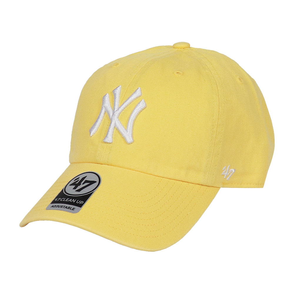 直営ストア 47 キャップ ニューヨーク・ヤンキース CLEAN メンズ NY メジャーリーグ レディース UP クリーンナップ ローキャップ  ブランド ロゴ 帽子 財布、帽子、ファッション小物