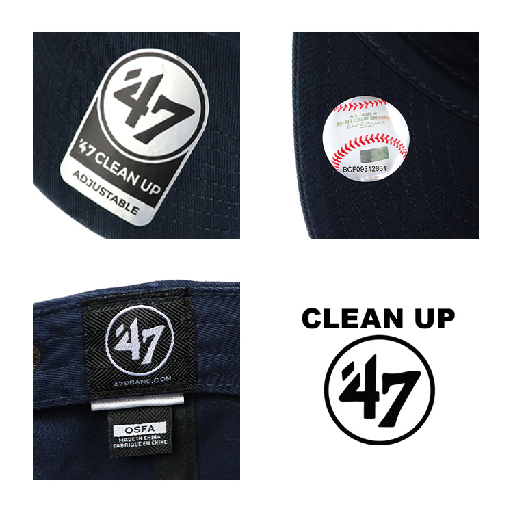 47Brand キャップ デトロイト・タイガース MLB ローキャップ