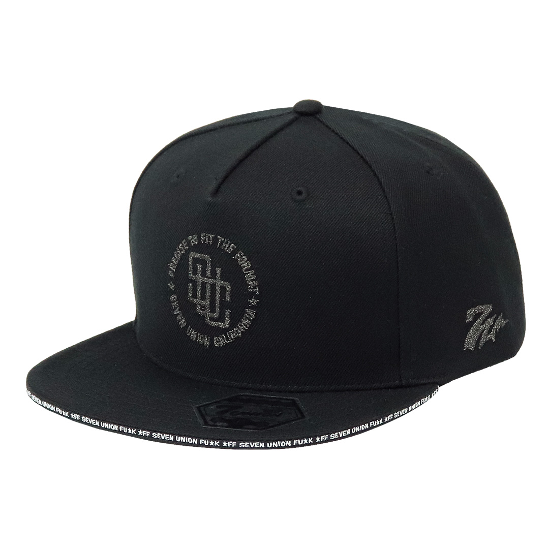 7union キャップ メンズ 黒/白 セブンユニオン 帽子 cap ロー