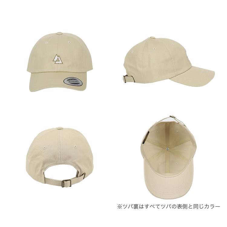 ローキャップ メンズ レディース 帽子 キャップ トライアングル