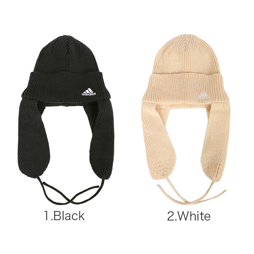 adidas（アディダス） ニットキャップ イヤーフラップ 耳当て付き
