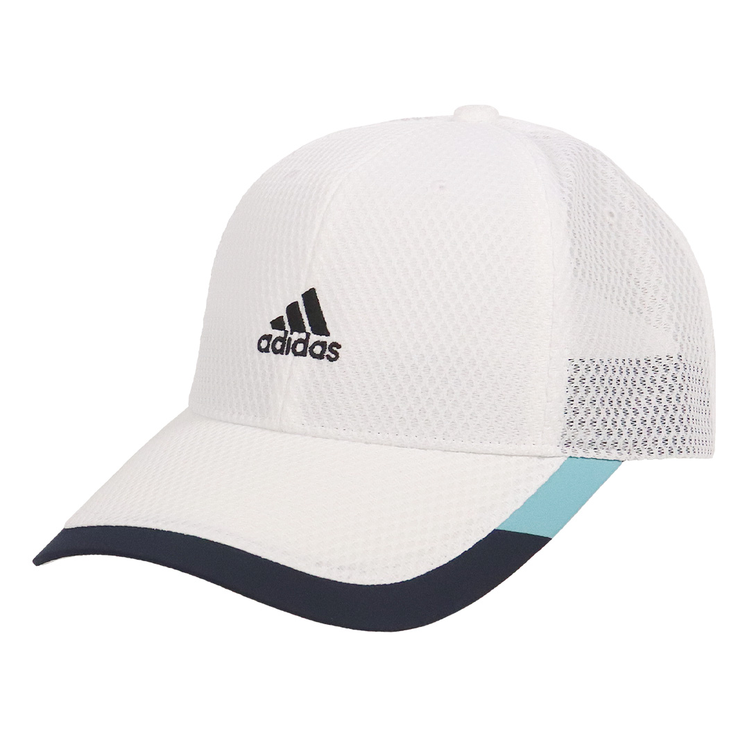 アディダス ライトメッシュキャップ メンズ レディース 帽子 adidas スポーツ ロゴ キャップ 吸湿速乾 洗濯機洗い ポリジン 防臭 抗菌 カラーファスト 男女兼用｜99headwearshop｜03