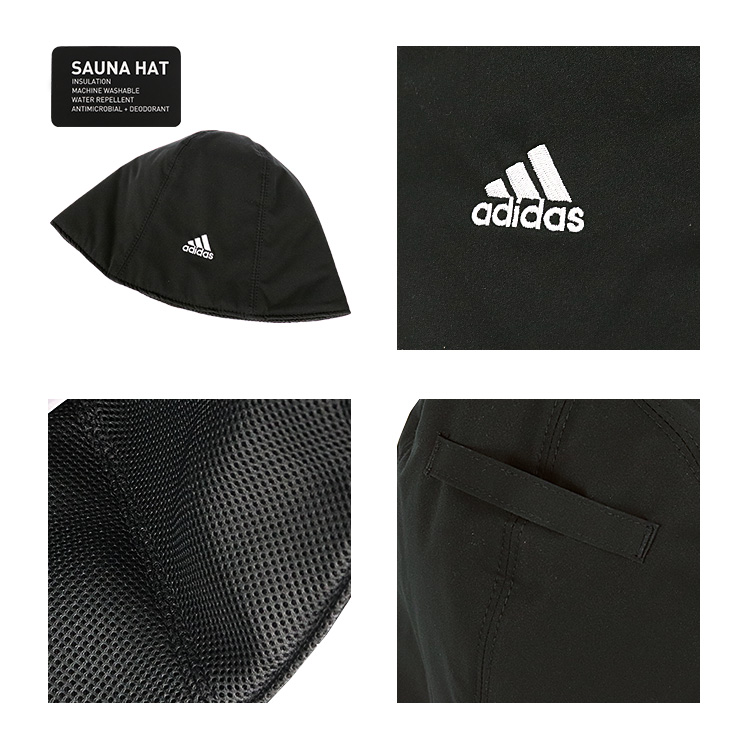 adidas アディダス サウナハット メンズ レディース ロゴ 帽子
