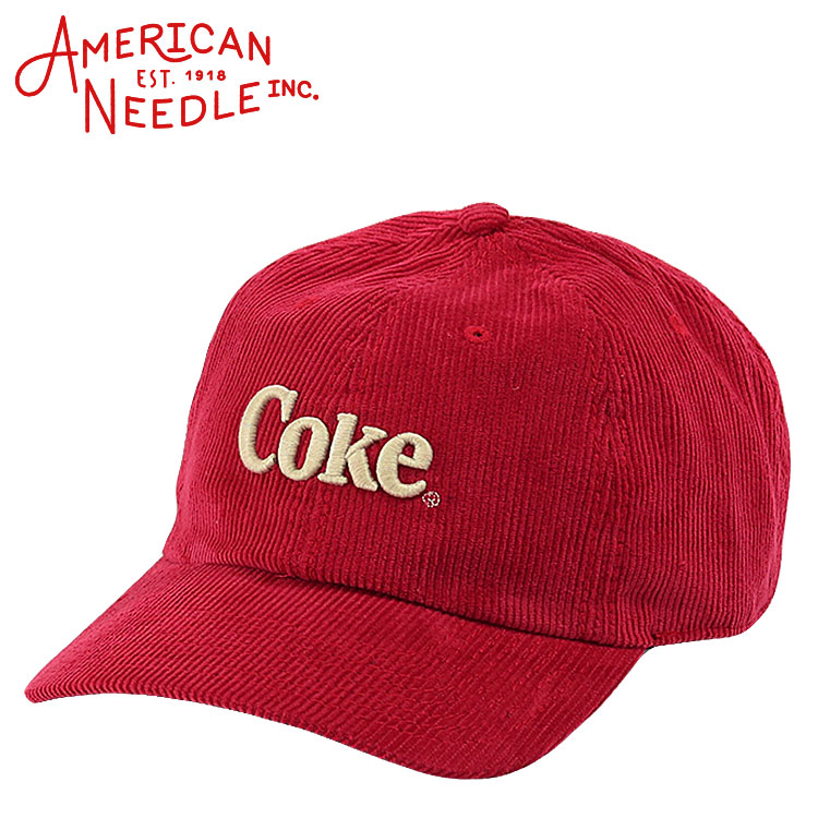 COKE コーデュロイキャップ メンズ アメリカンニードル 帽子 AMERICAN