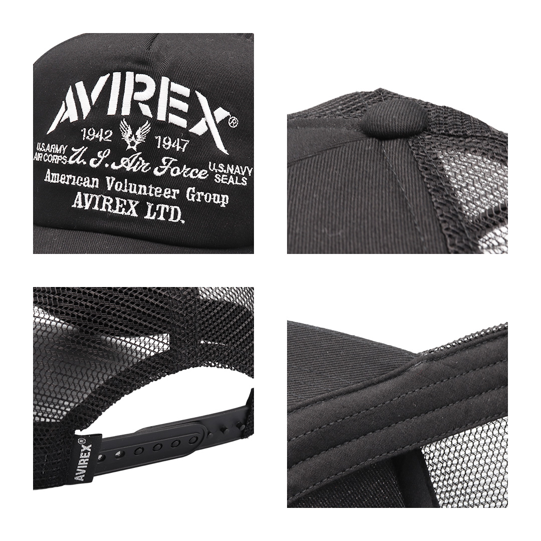 AVIREX（アヴィレックス） アビレックス メッシュキャップ メンズ