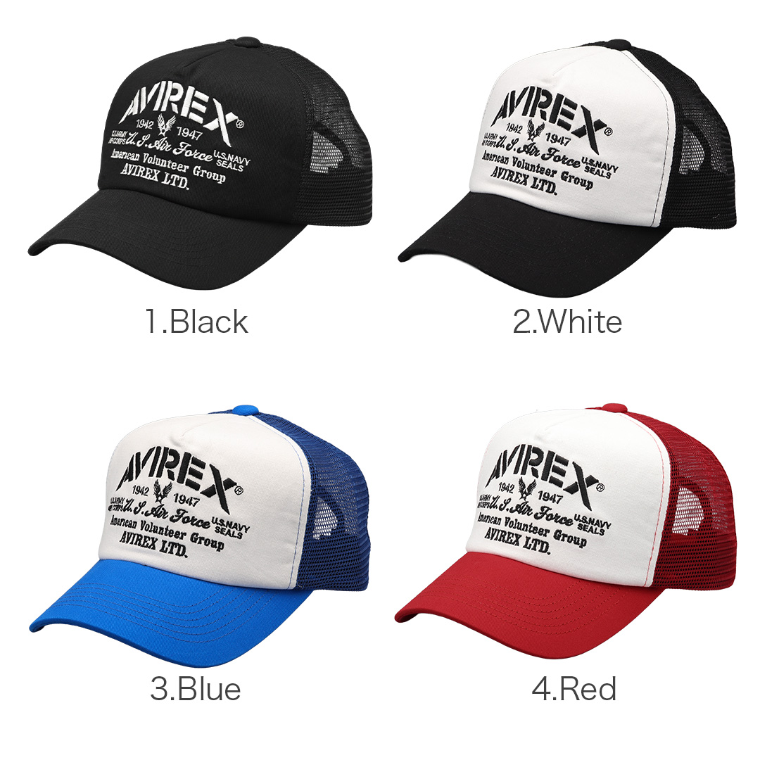 AVIREX（アヴィレックス） アビレックス メッシュキャップ メンズ