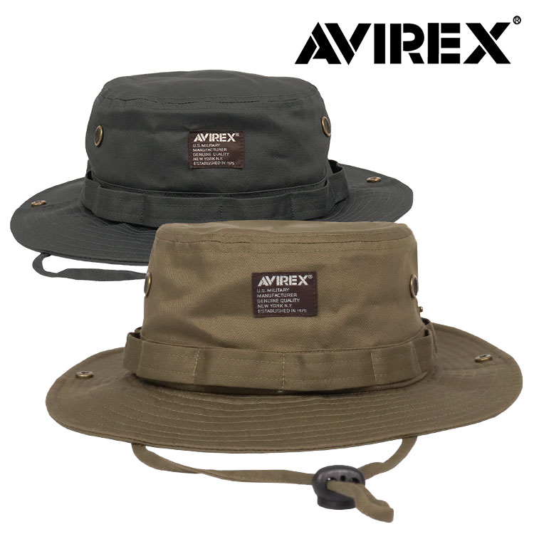 アビレックス AVIREX サファリハット 難燃 メンズ レディース ユニセックス 帽子 キャンプ アウトドア ブランド ミリタリー ハット フェス
