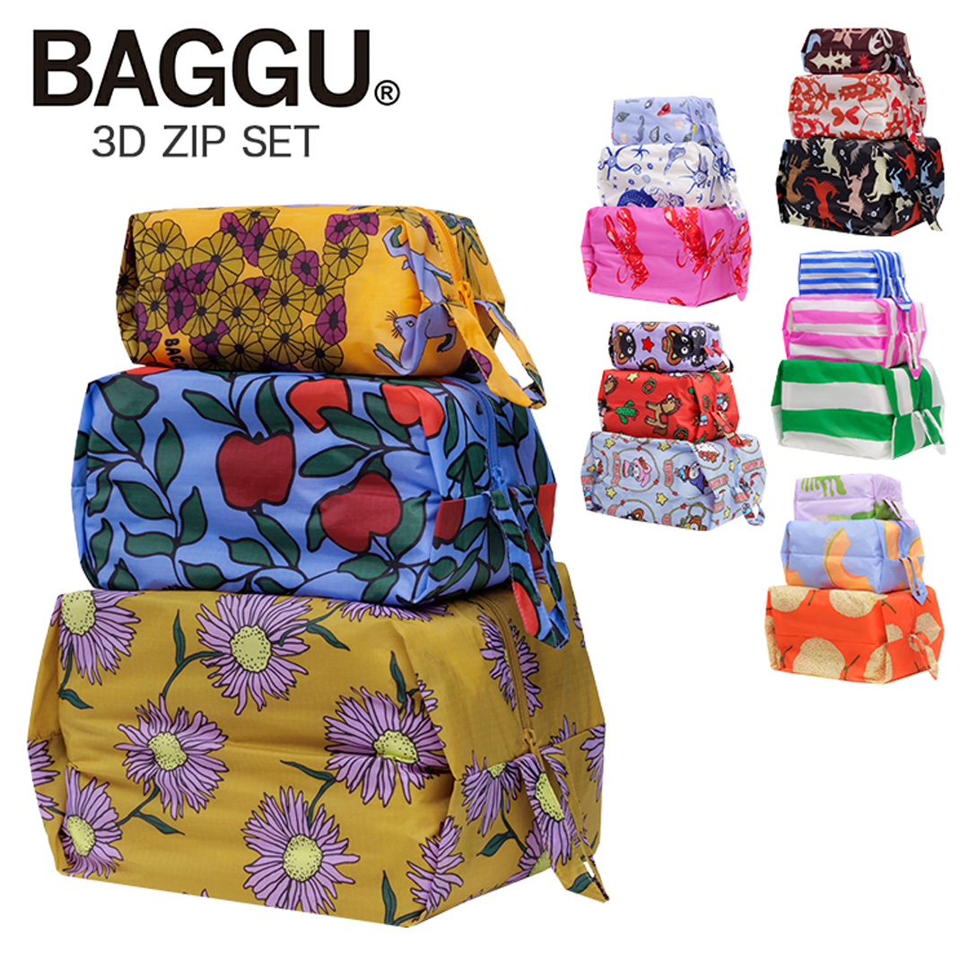 BAGGU（バグゥ） ポーチ バグー バグ 3D zip pouch サンリオ 小物入れ