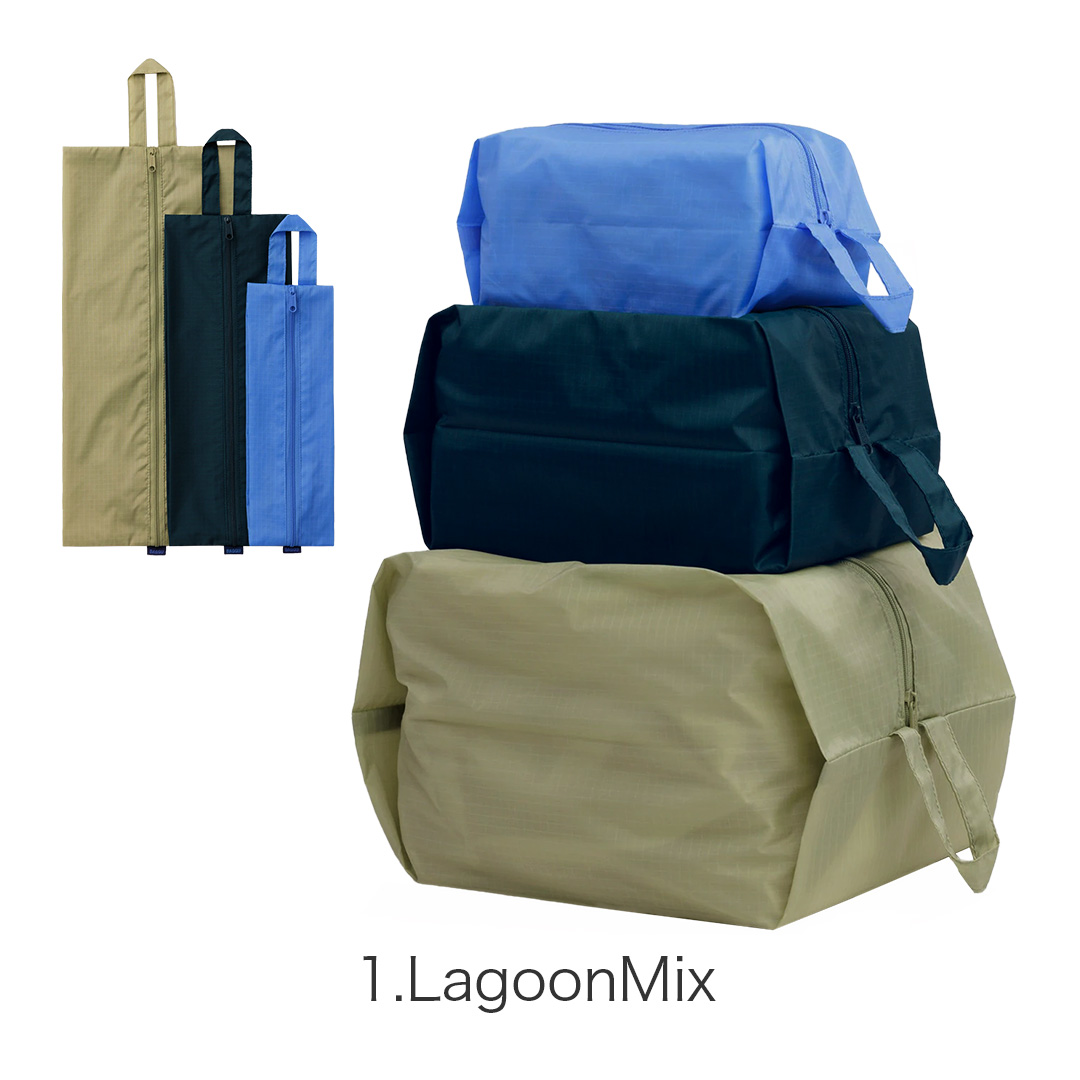 BAGGU（バグゥ） ポーチ 3D zip pouch バグー バグ トラベルポーチ