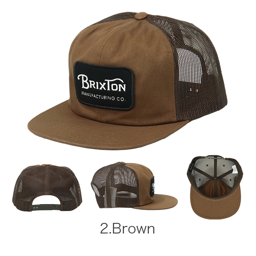BRIXTON（ブリクストン） メッシュキャップ メンズ ブランド ロゴ 帽子