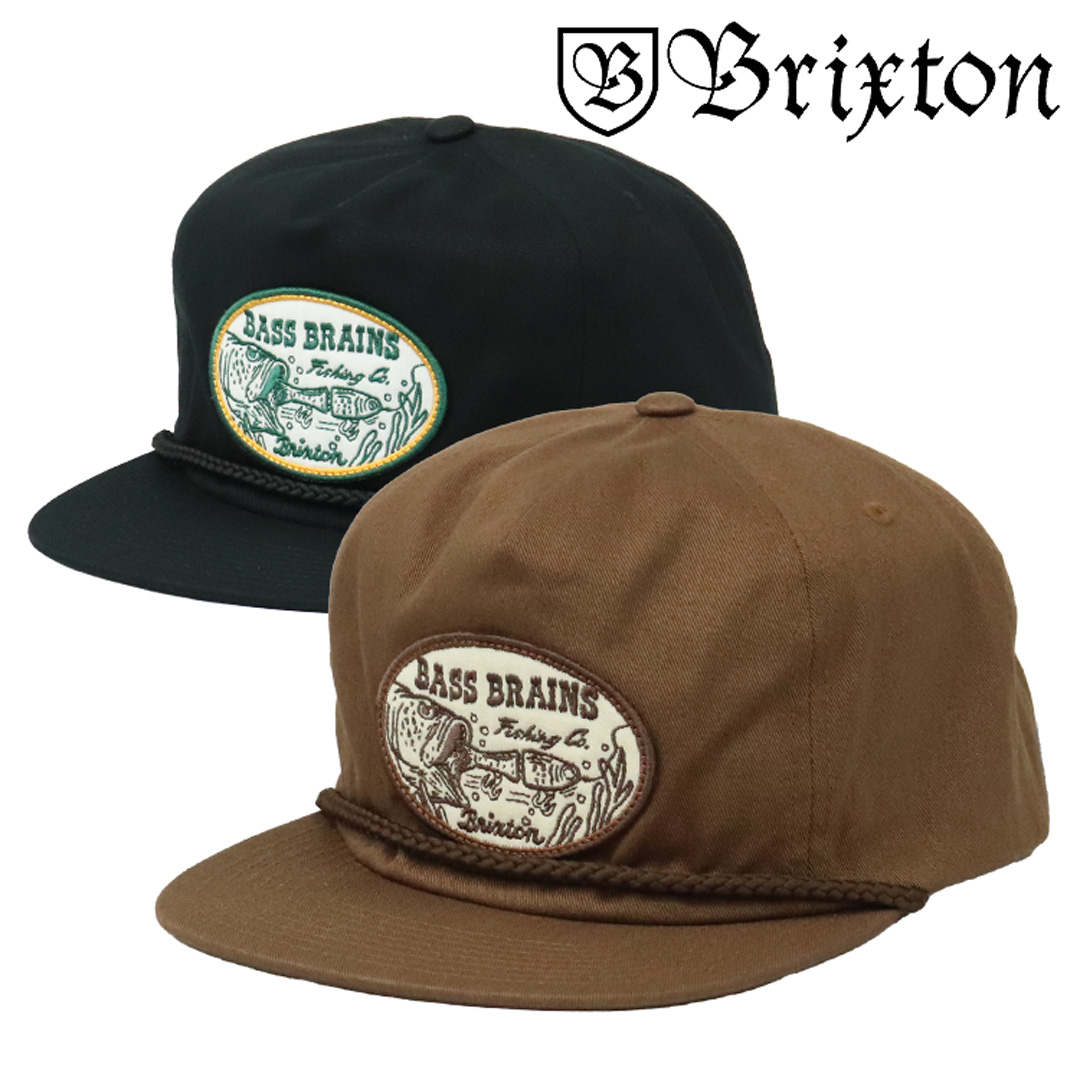 BRIXTON BASS BRAINSキャップ BRIXTON ブリクストン キャップ メンズ ブランド ロゴ 帽子 BASS