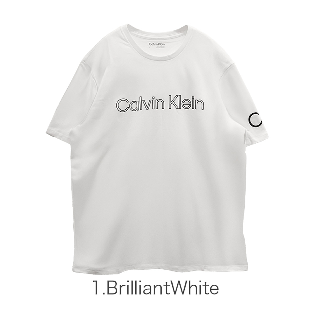  Jeans スリム フラッグロゴ Tシャツ 2枚セット 送関込 Calvin Klein｜(U)【公式ショップ】 カルバンクライン 2枚セット
