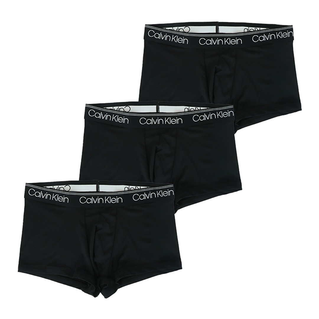 【Sサイズ】カルバンクライン ローライズボクサーパンツ 黒 3枚組 NB3074 Calvin Klein Underwear 【3枚セット】カルバンクライン