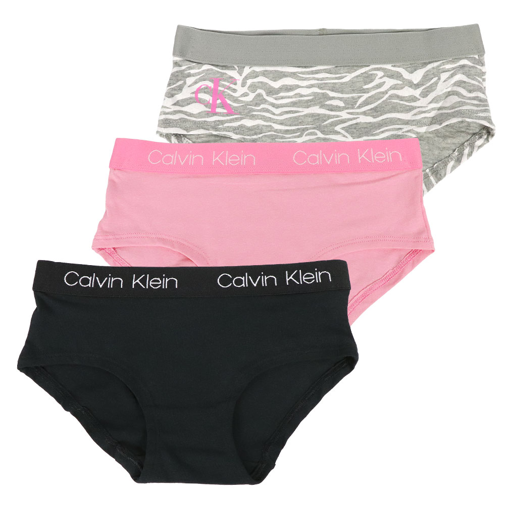 【3枚セット】カルバンクライン パンツ キッズ 女の子 ガールズ 下着 子供 Calvin Klein CK アンダーウエア パンツ ブランド お得 ギフト｜99headwearshop｜02