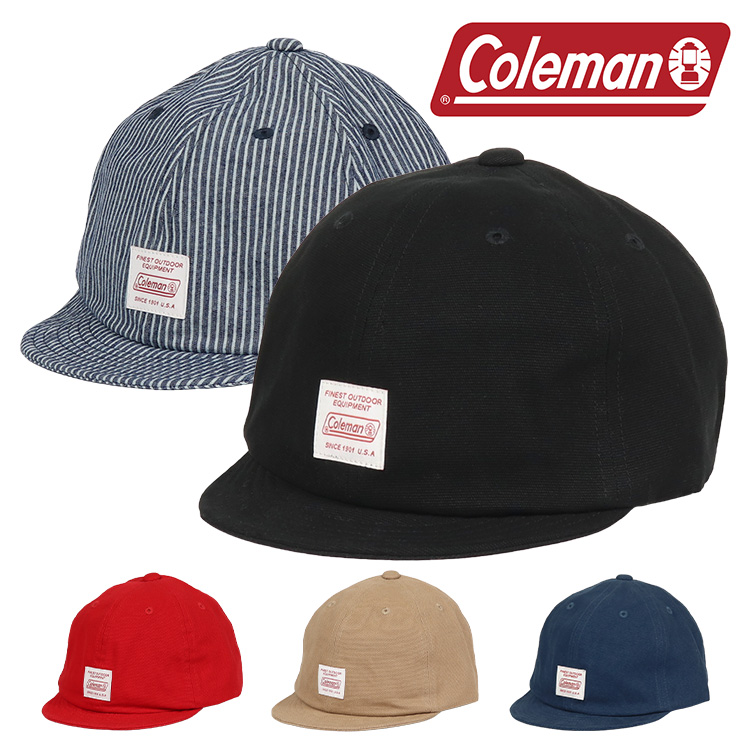 Coleman ミニブリム ボールキャップ アンパイアキャップ メンズ レディース ショートブリム ツバ短 コールマン 帽子