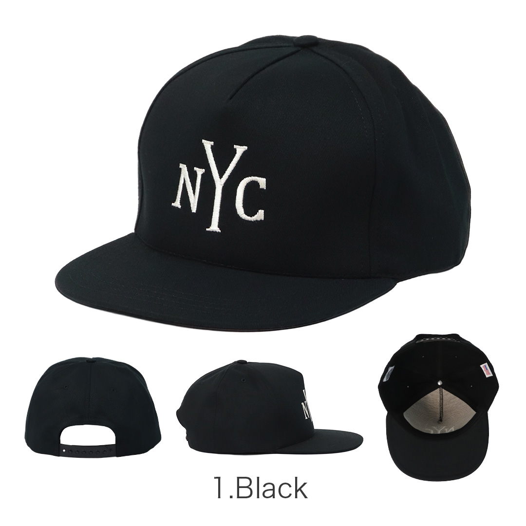 新品クーパーズタウンボールキャップNYC黒ブラックベースボールキャップUSA製 Cooperstown Ball Cap（クーパーズタウンボールキャップ） 無地 メンズ