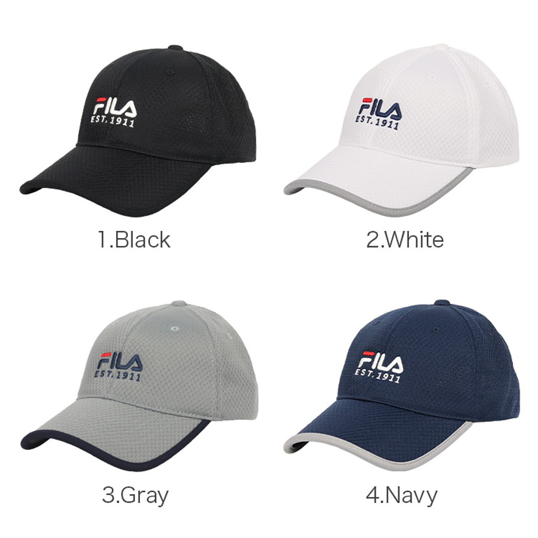 [FILA] ☆ 25SS 小文字ロゴボールキャップ ☆ FILA] ☆ 25SS 小文字ロゴボールキャップ ☆ (FILA/ハット