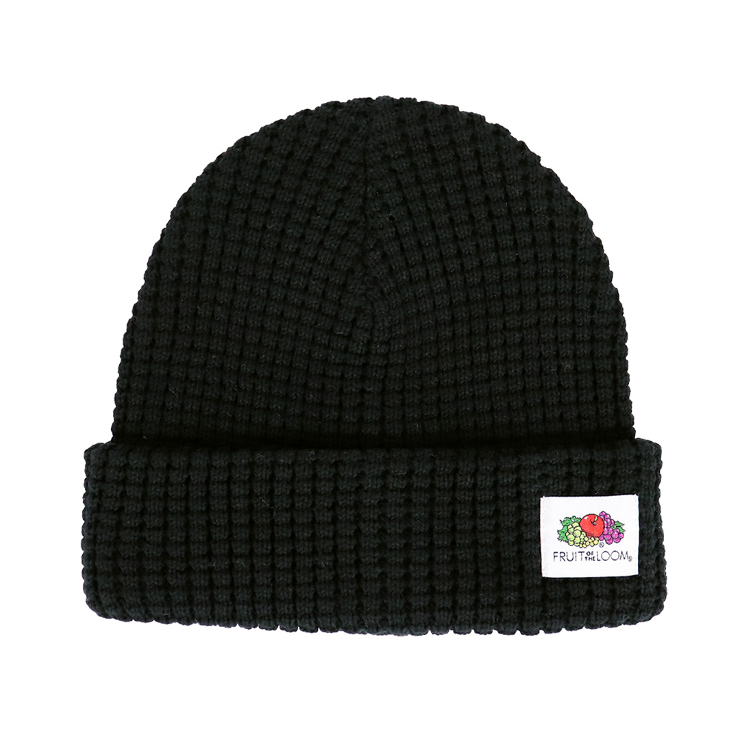 フルーツオブザルーム ニットキャップ メンズ レディース 帽子 FRUIT OF THE LOOM ニット帽 人気 ブランド ワッフル ビーニー｜99headwearshop｜02