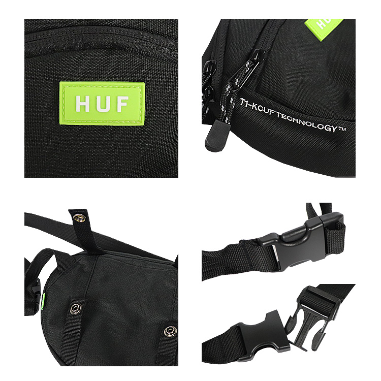 HUF ショルダーバッグ ボディバッグ サコッシュ ハフ メンズ