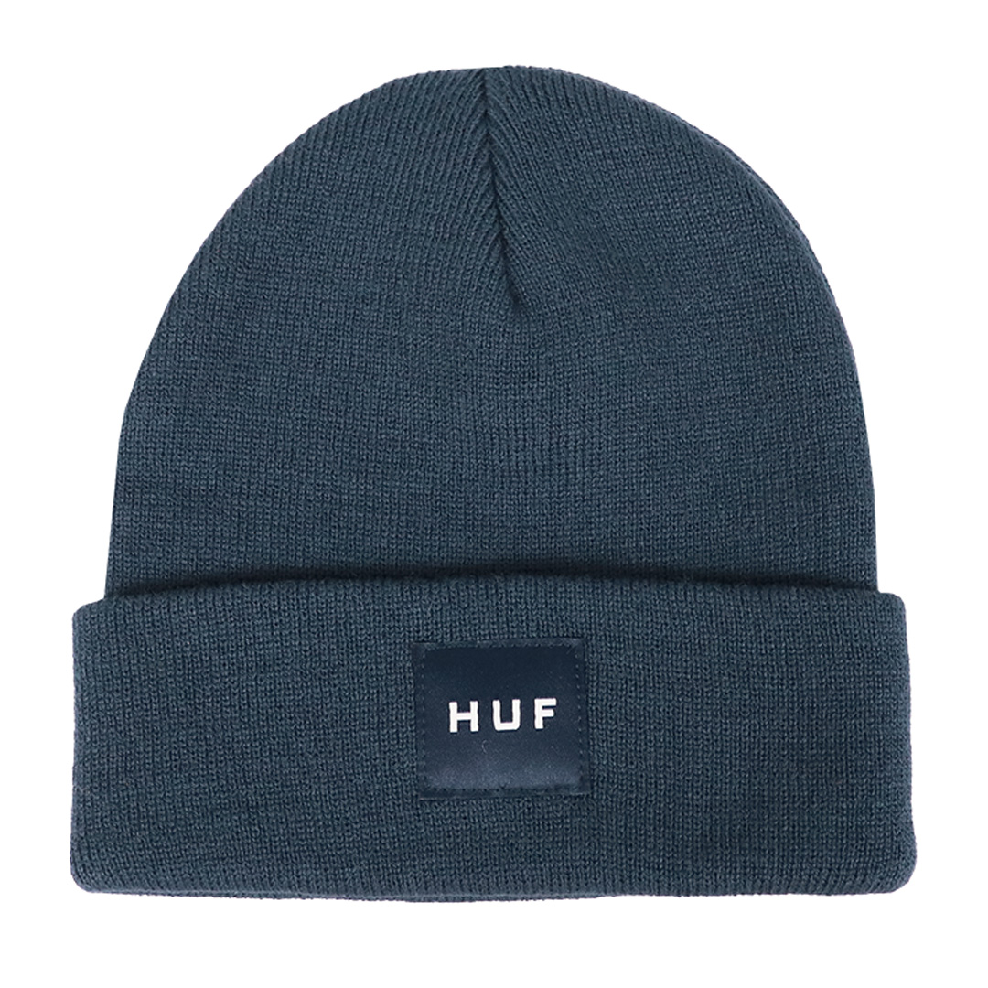 HUF ハフ ニット帽 ニットキャップ メンズ ボックスロゴ : 99