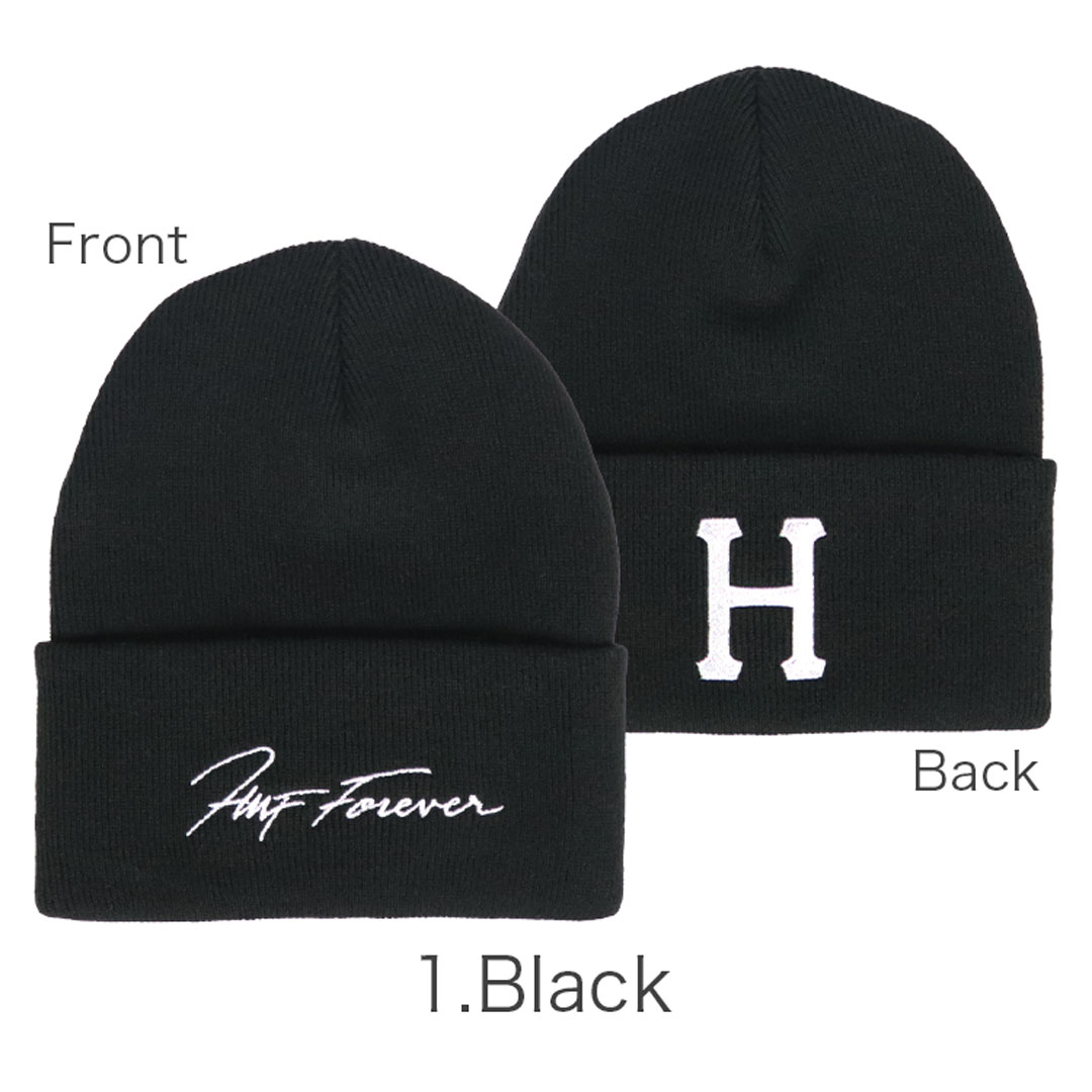 HUF ハフ BAD NEWS BEANIE フォーエバービーニー ニット帽子 HUF ハフ BAD NEWS BEANIE フォーエバービーニー ニット帽子