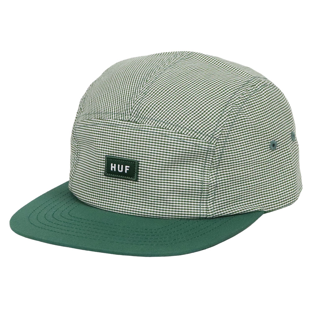 HUF ジェットキャップ メンズ レディース ハフ キャンプキャップ ブランド ロゴ ギンガム チェック 帽子 ユニセックス スケートボード 軽量｜99headwearshop｜03