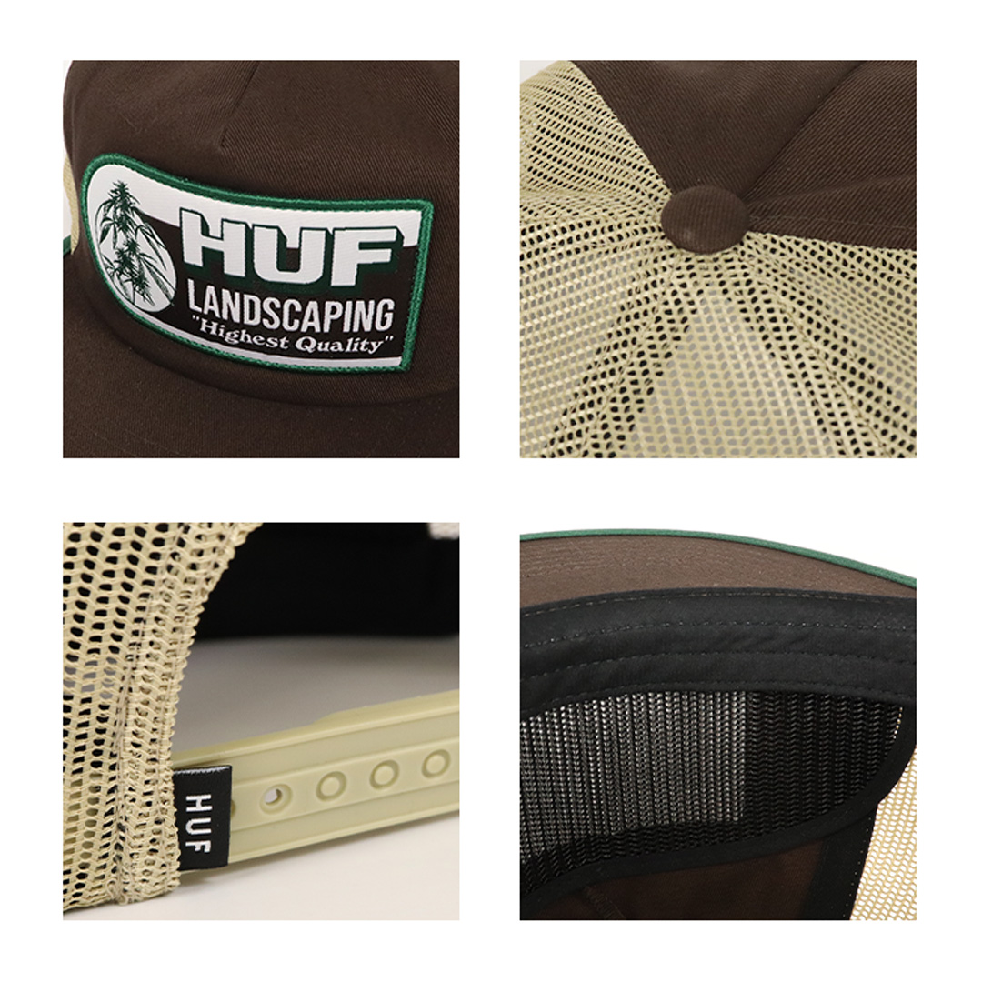 HUF（ハフ） メッシュキャップ メンズ レディース トラッカー キャップ