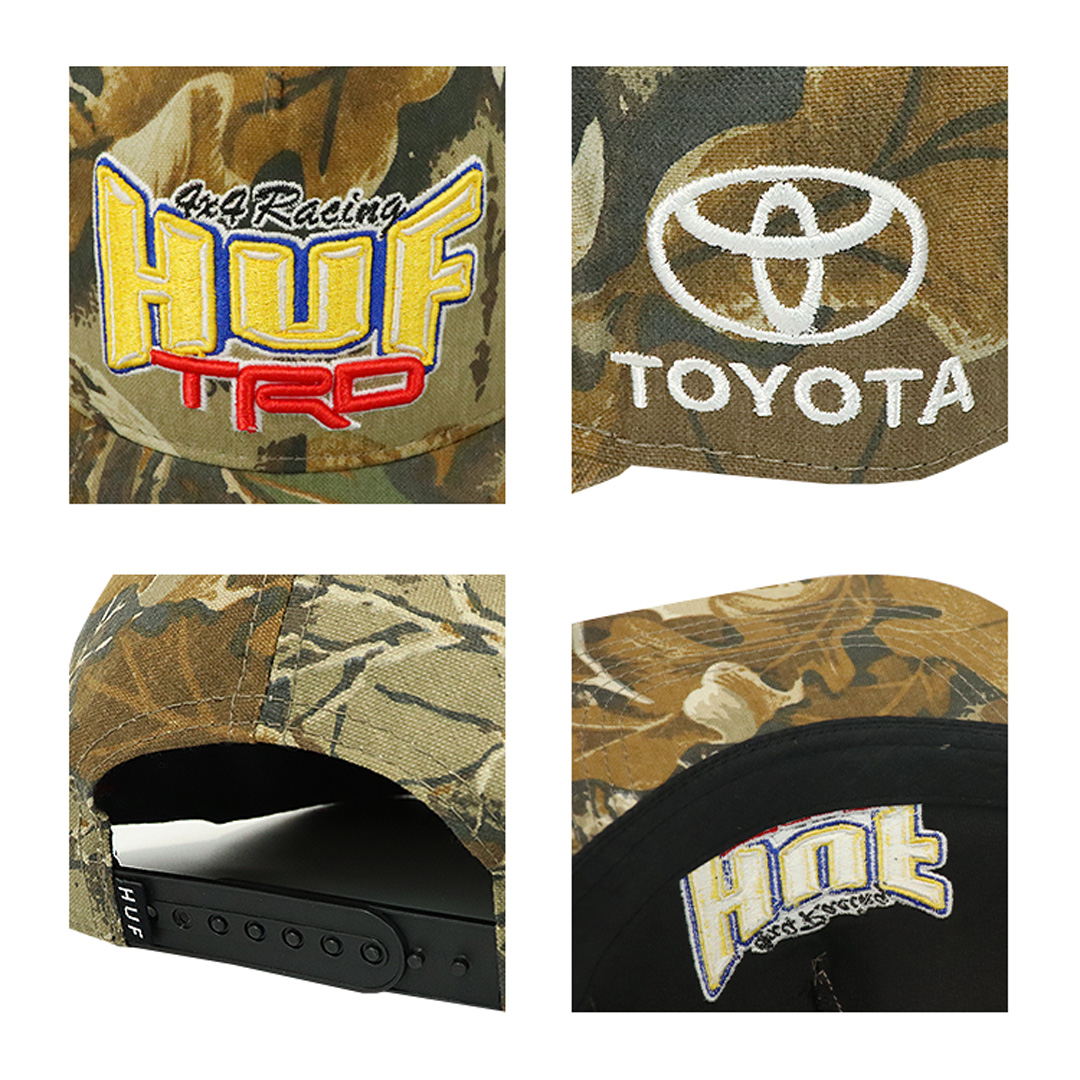 HUF（ハフ） キャップ トラッカー カモフラ 迷彩 メンズ 帽子 TOYOTA