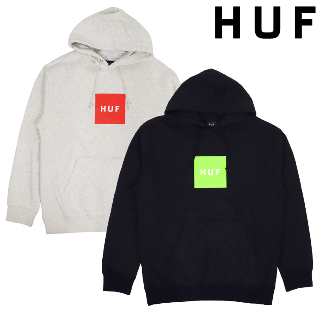 HUF ハフ パーカー フーディー メンズ ESSENTIALS BOX LOGO おしゃれ