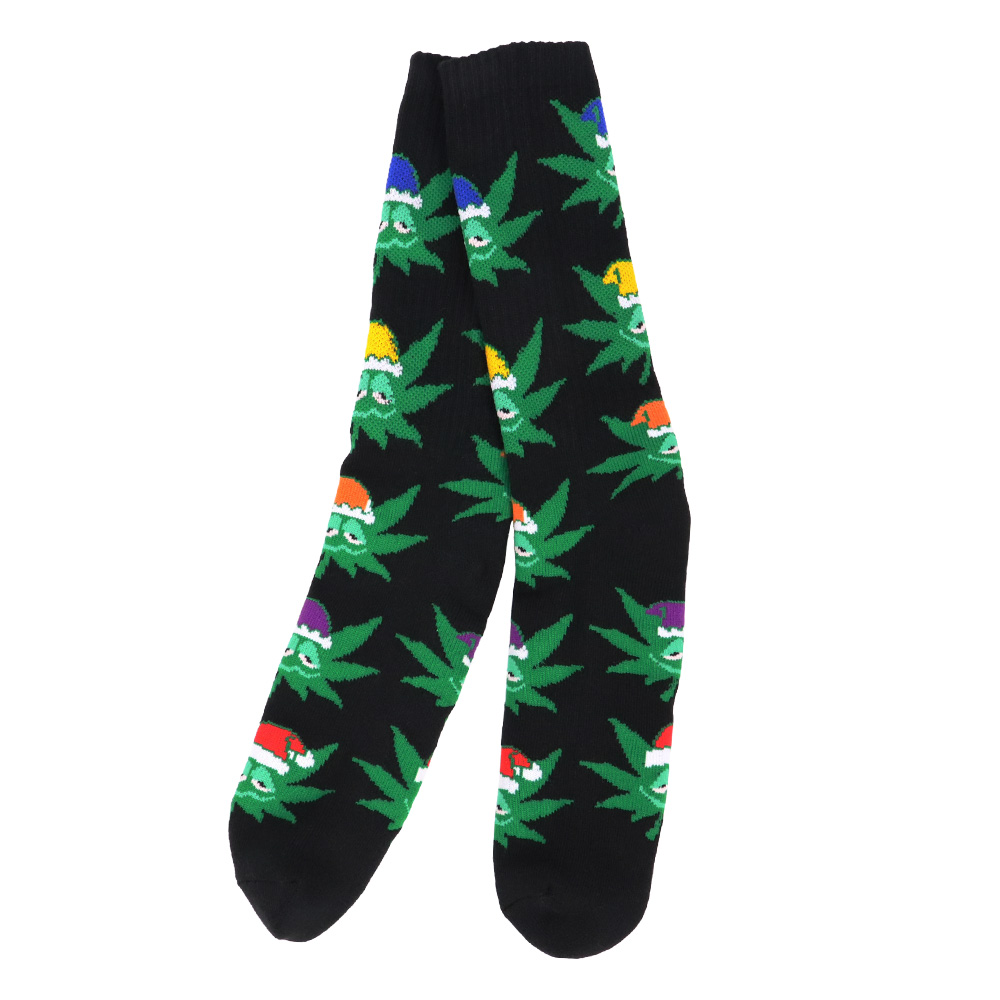 HUF ハフ ソックス 靴下 メンズ トリプルトライアングル ファックイット プラントライフ ダイス...