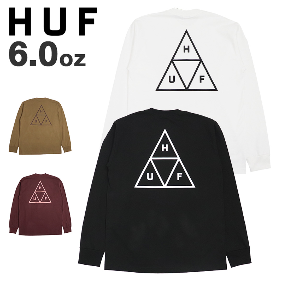 HUF ハフ ロンT メンズ トリプルトライアングル トップス ロングT