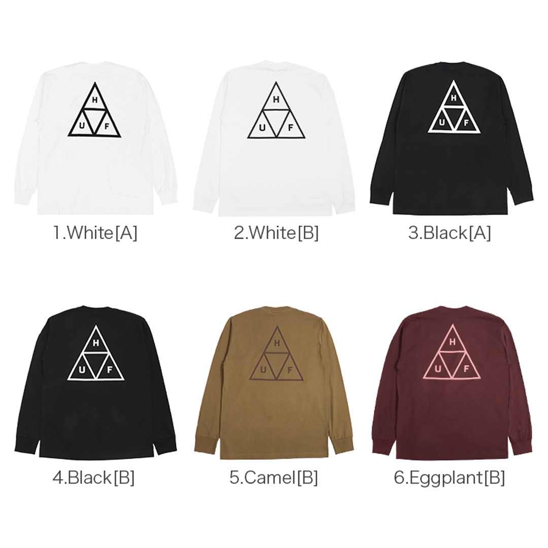 HUF ハフ ロンT メンズ トリプルトライアングル トップス ロングT 