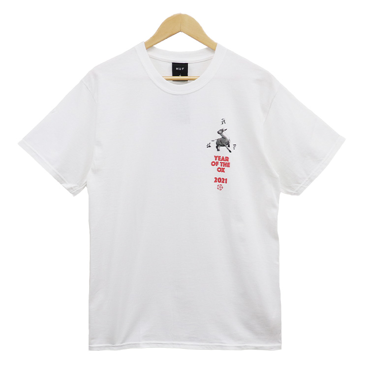 HUF ハフ Tシャツ メンズ 丑 YEAR OF THE OX TT S/S TEE リプル