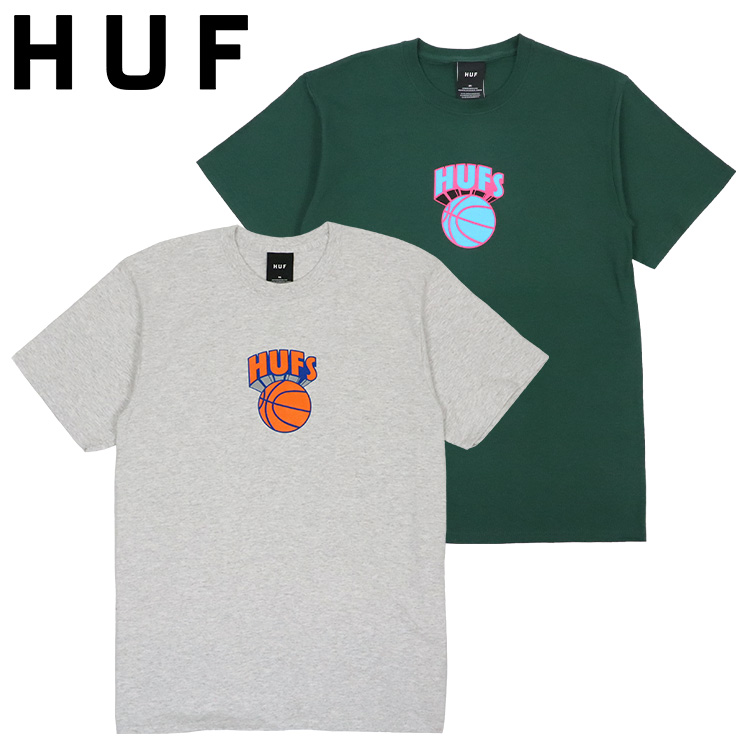 HUF ハフ メンズ Tシャツ バスケットボール ロゴ プリント 半袖T