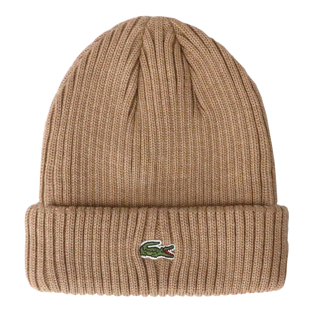 ラコステ LACOSTE ビーニー ニット キャップ 帽子 ニット帽 リブ ロゴ 刺繍 ワンポイント カジュアル RB0001 031 メンズ レディース ニッ LACOSTE（ラコステ） ニットキャップ ニット帽 メンズ レディース リブ