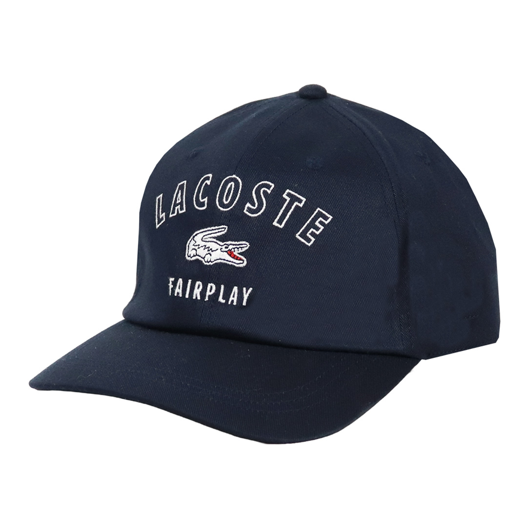 LACOSTE ラコステ キャップ メンズ レディース FAIRPLAY ワニ ブランド ロゴ ローキャップ ダッドハット 6パネル 帽子 ゴルフ  ユニセックス