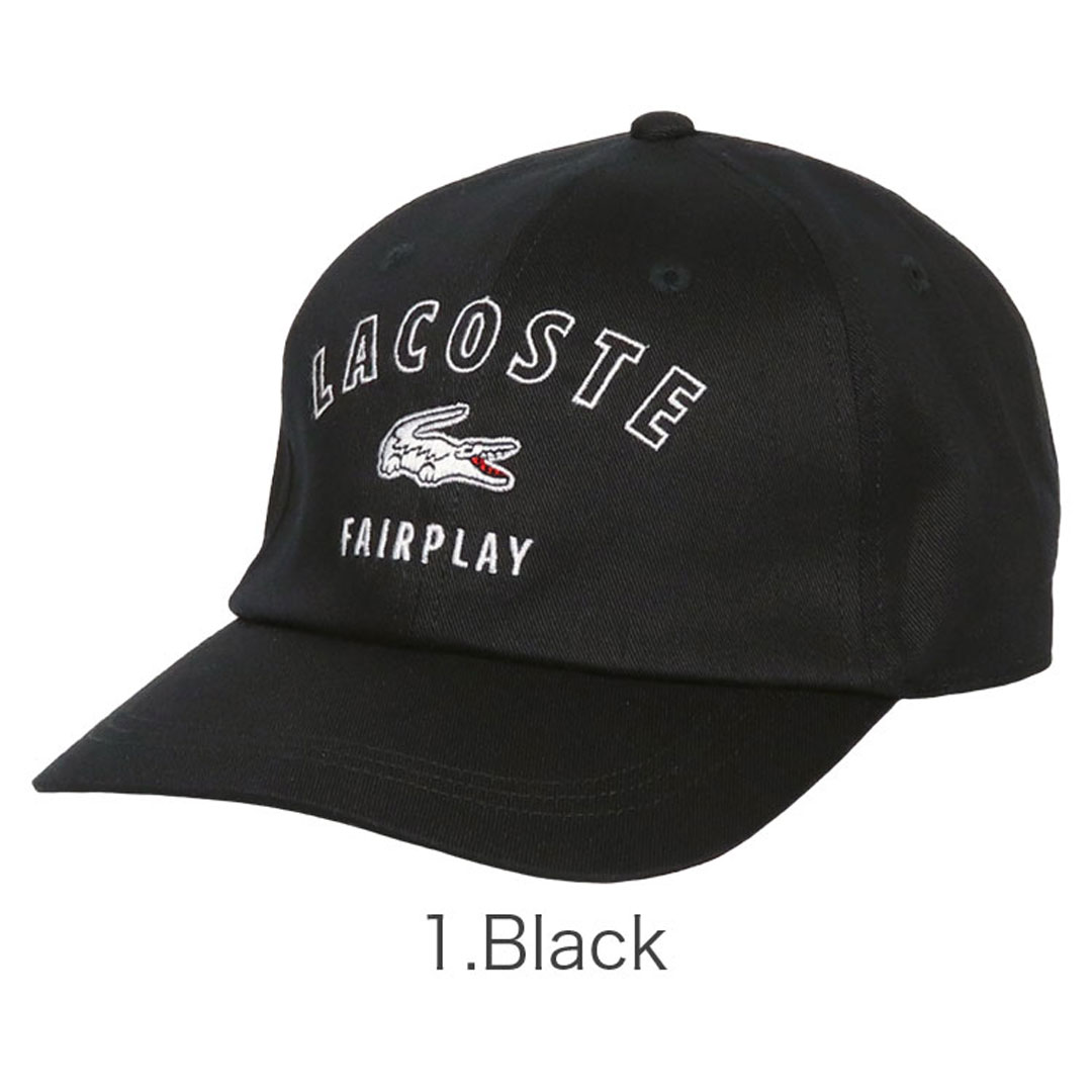 新品 未使用LACOSTE ラコステ ブラックバケット ハット キャップ 黒 LACOSTE バケットハット ラコステ 帽子 サファリハット 黒
