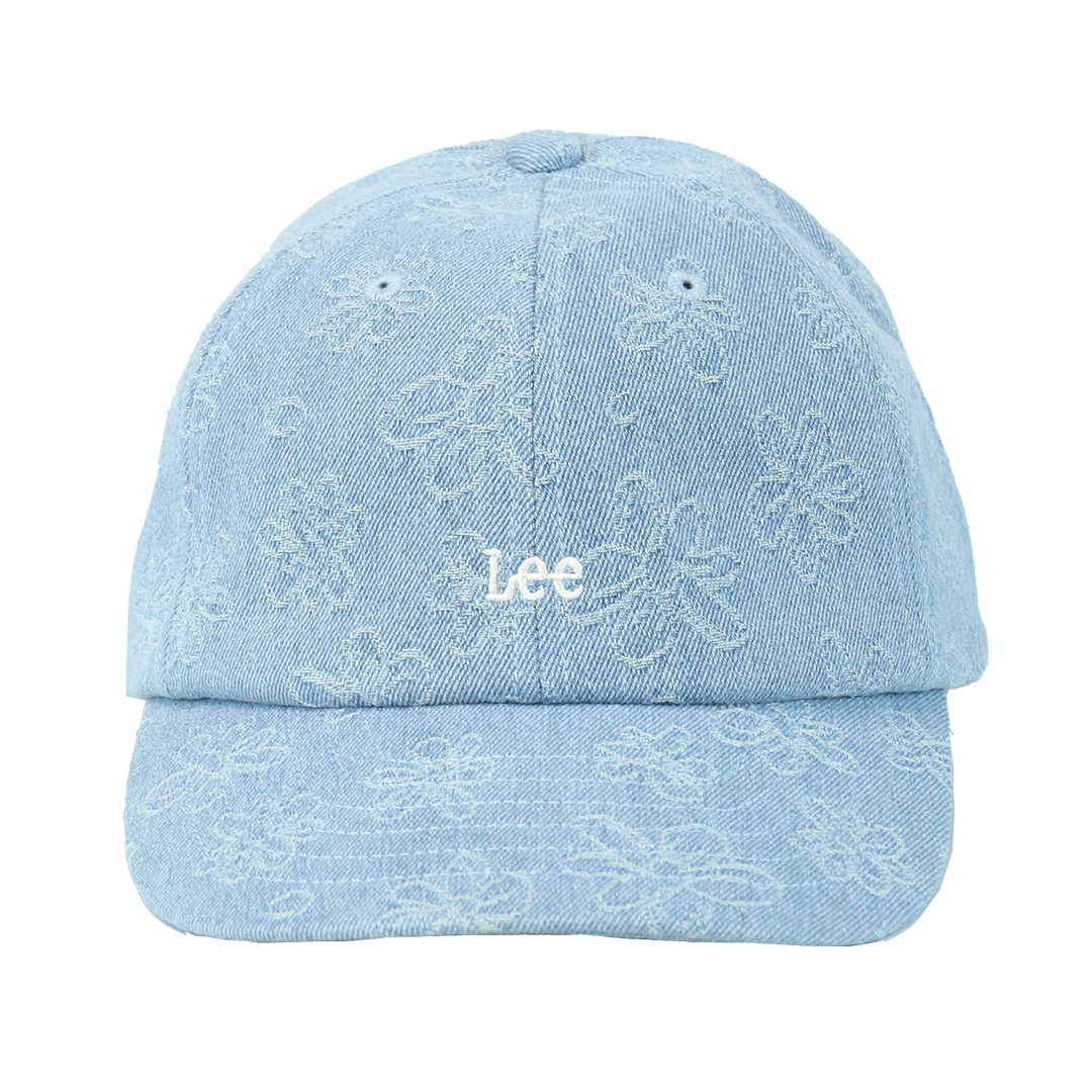 Lee（リー） キャップ 花柄 デニム レディース 帽子 ジャガード ロー