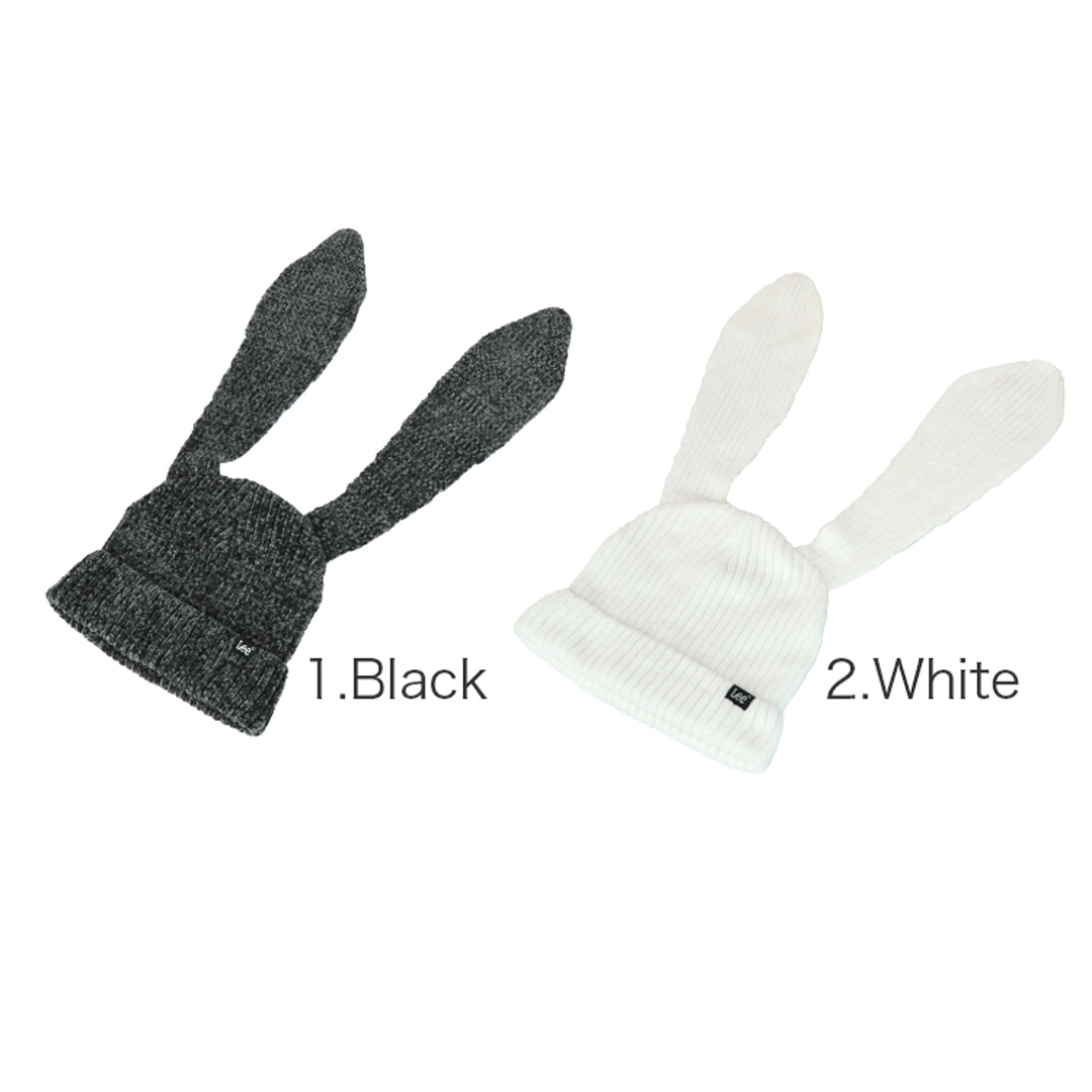 Lee リー ニットキャップ うさ耳 ニット帽 ウサギ レディース ビーニー