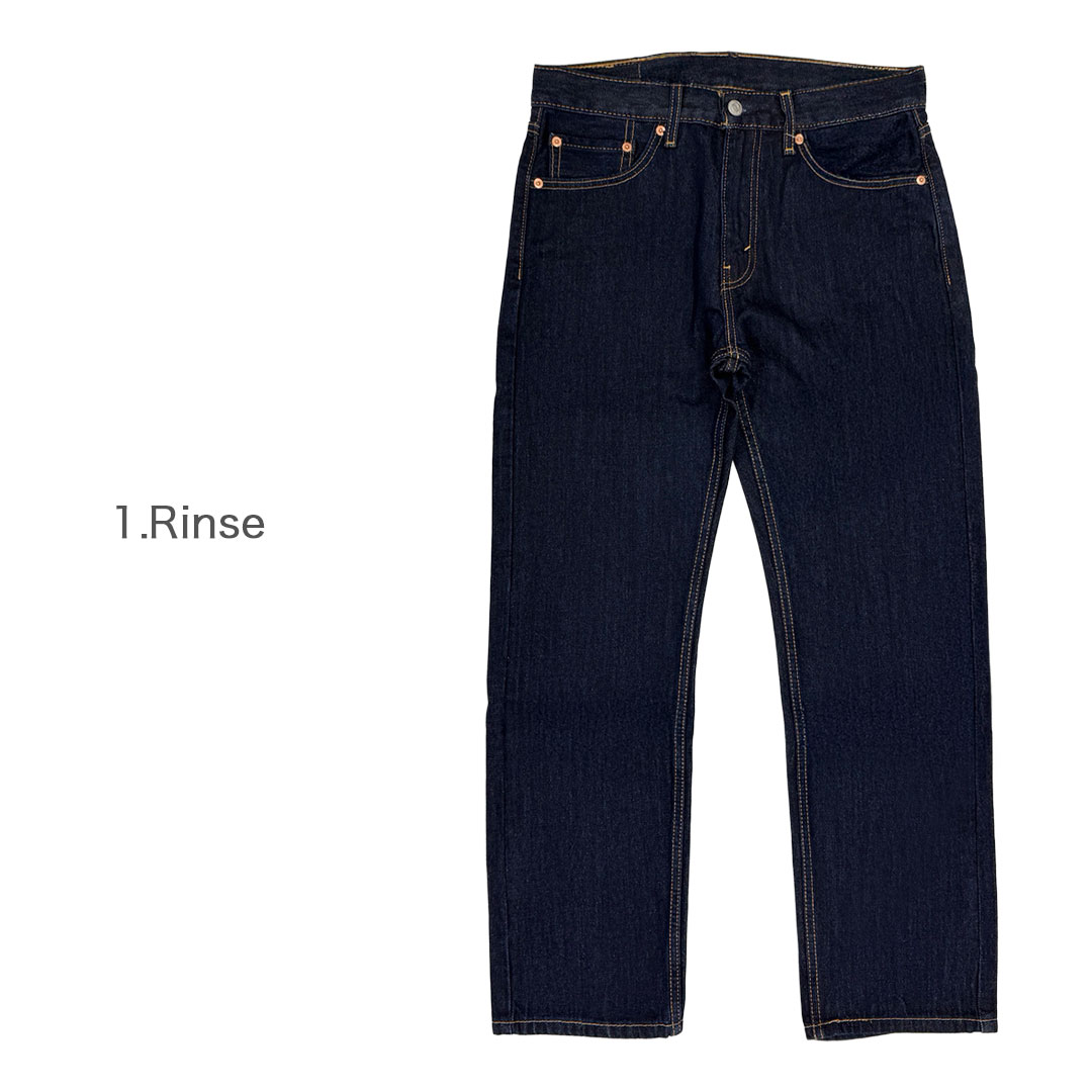 Levi's（リーバイス） Levi's 505 REGULAR FIT リンス デニム メンズ