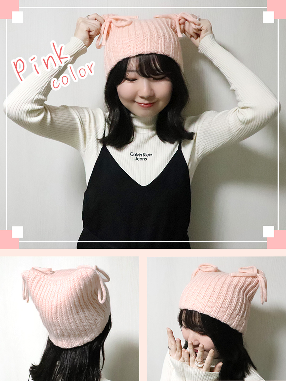 milsa（ミルサ） 【冬物セール開催中】ミルサ ニット帽 スクエア ネコ