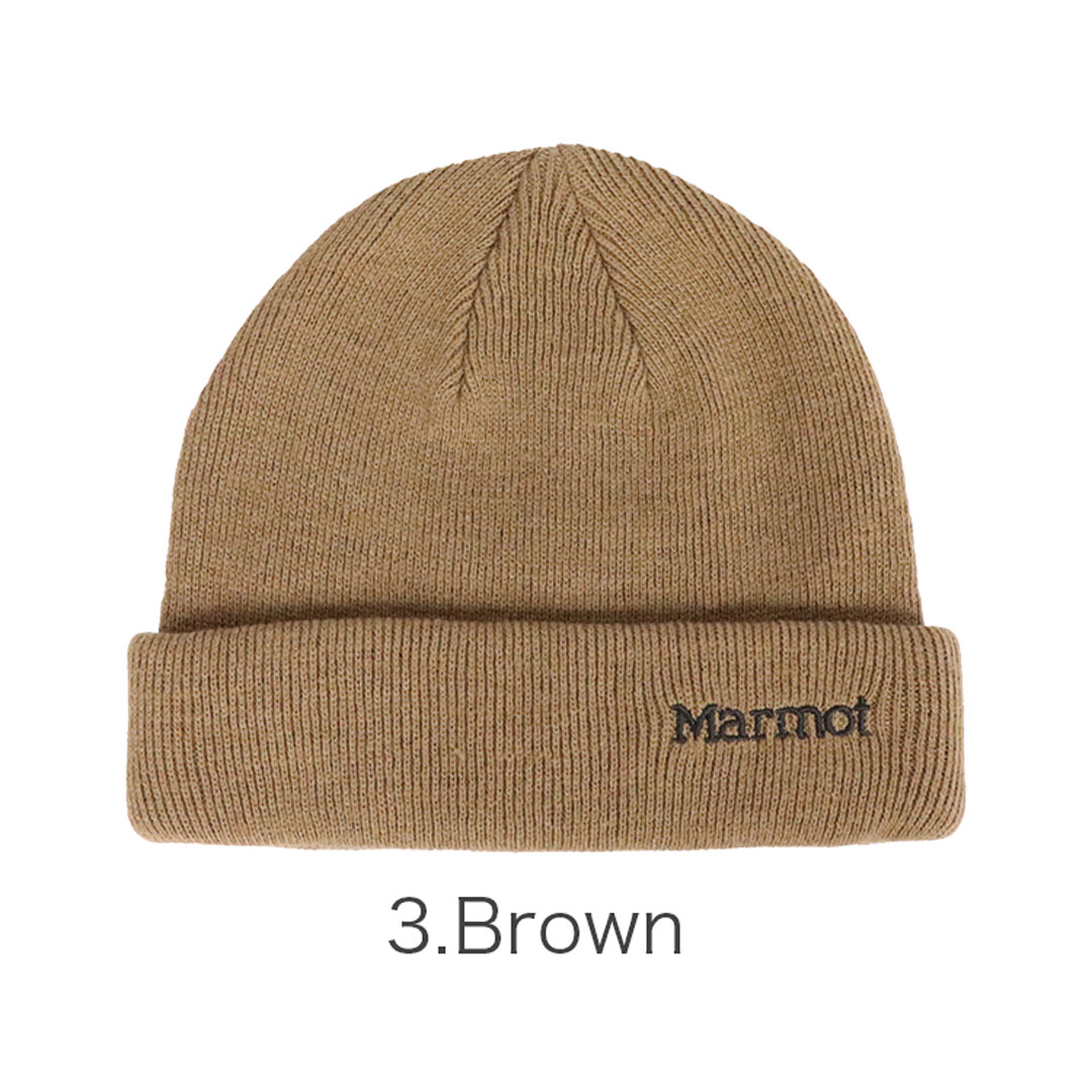 マーモット ニットキャップ ニット帽 メンズ レディース Marmot ビーニー ショート ワッチキャップ アウトドア ブランド ロゴ 帽子