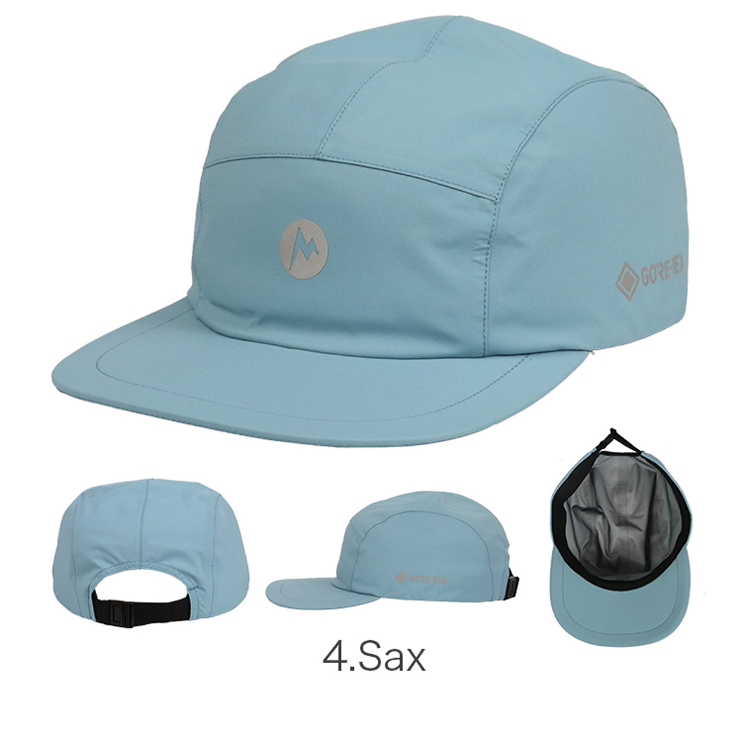 Marmot 青色 キャップ Fサイズ アジャスター付き MARMOT - Marmot マーモット キャップ ベースボールキャップ紺