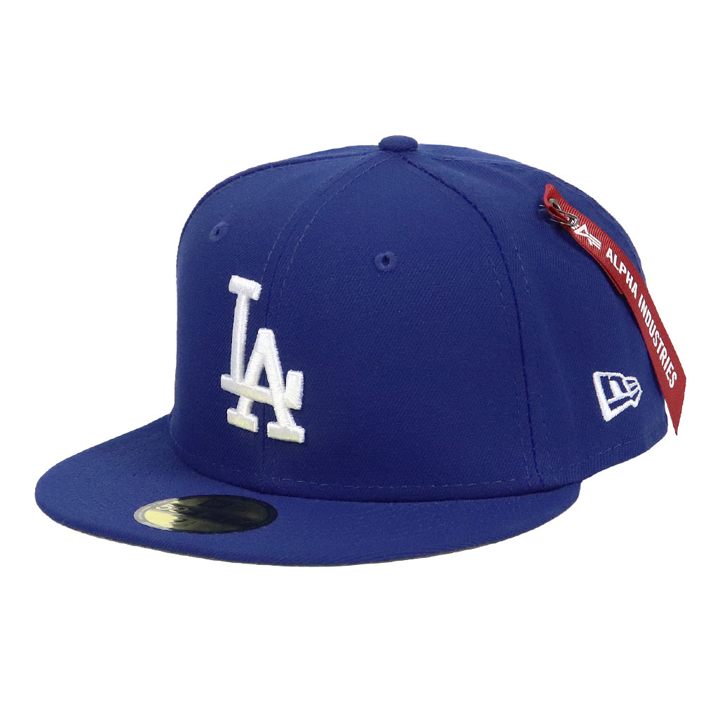 ニューエラ キャップ 59FIFTY アルファインダストリーズ コラボ NEW ERA ALPHA INDUSTRIES ブランド メンズ 帽子  MLB ロゴ 野球帽 NY ヤンキース LA ドジャース