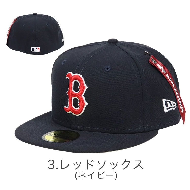 ニューエラ キャップ 59FIFTY アルファインダストリーズ コラボ NEW ERA ALPHA INDUSTRIES ブランド メンズ 帽子  MLB ロゴ 野球帽 NY ヤンキース LA ドジャース