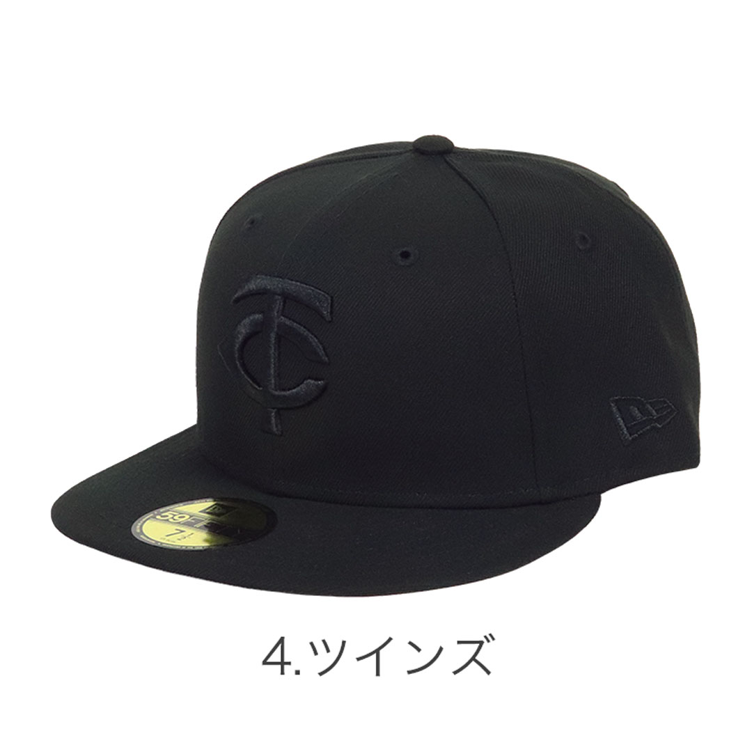 ニューエラ キャップ メンズ オールブラック 59FIFTY NEW ERA